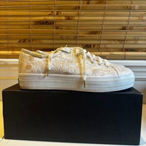 Keds x Rifle Paper Co. Triple Kick Colette Jacquard